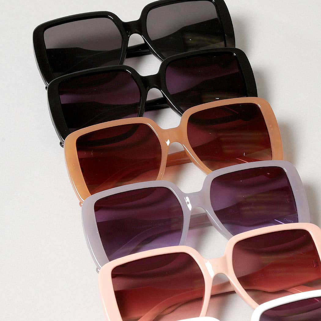 Women's Oversized Sunglasses - 12 Assorted Colors