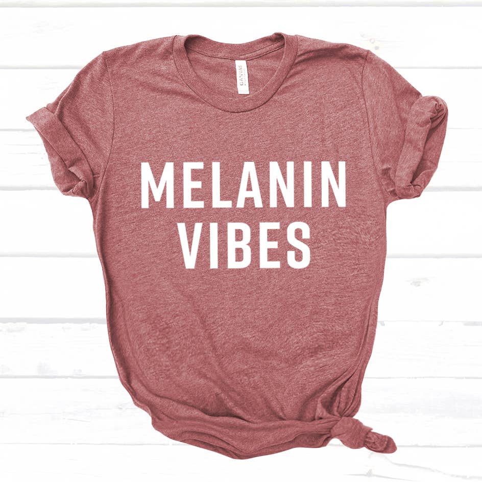 Melanin Vibes T-Shirt Black Girl Magic Tee Shirt