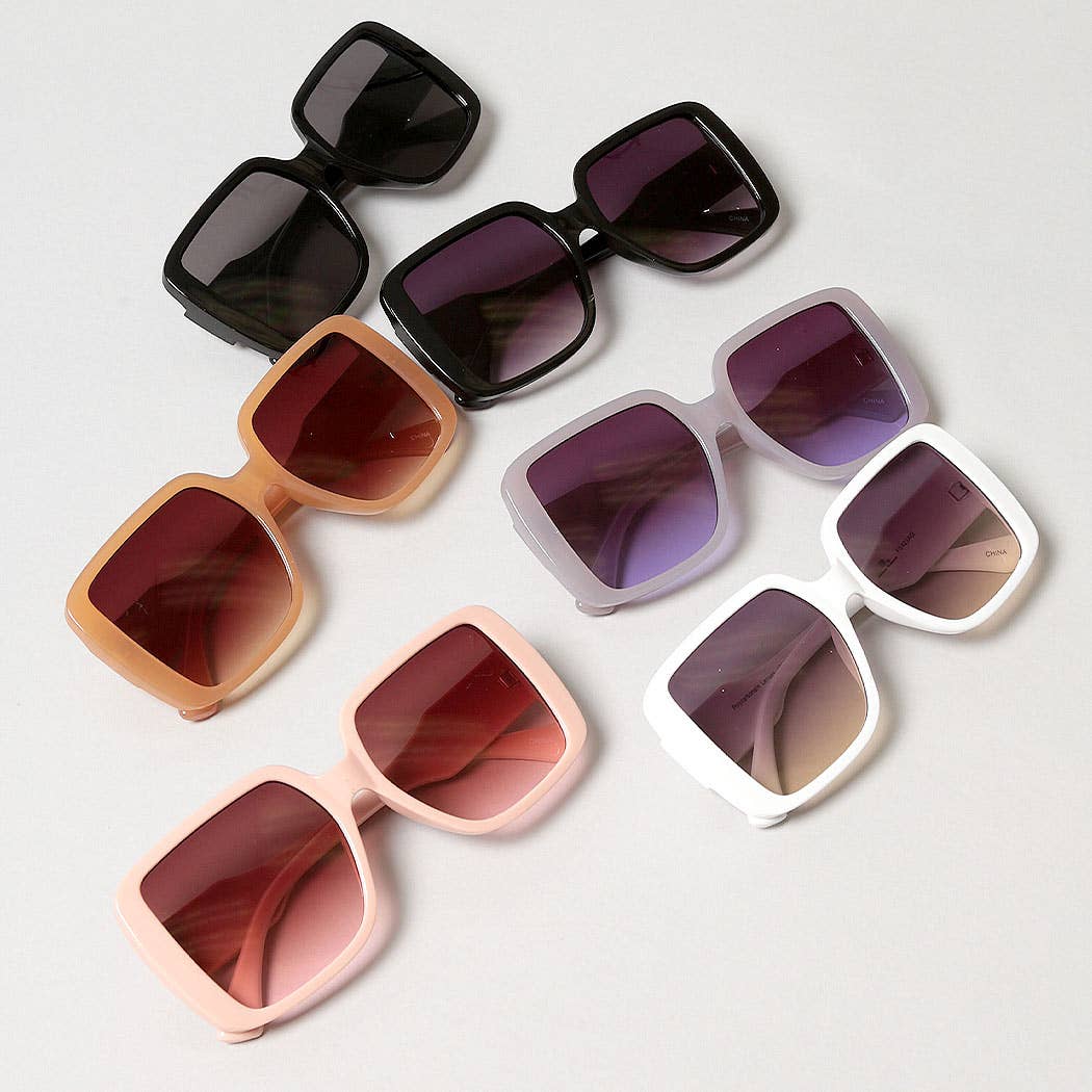 Women's Oversized Sunglasses - 12 Assorted Colors