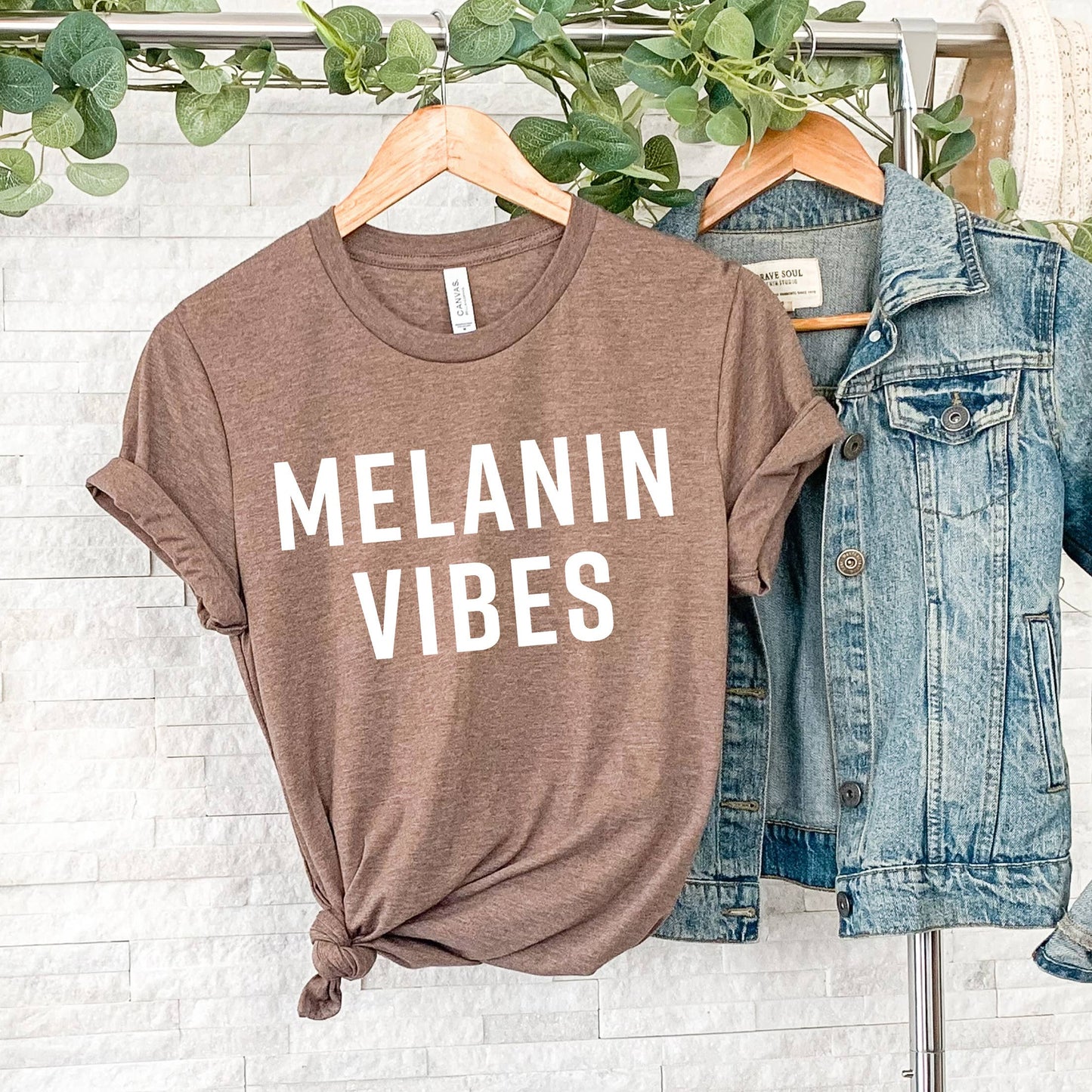 Melanin Vibes T-Shirt Black Girl Magic Tee Shirt