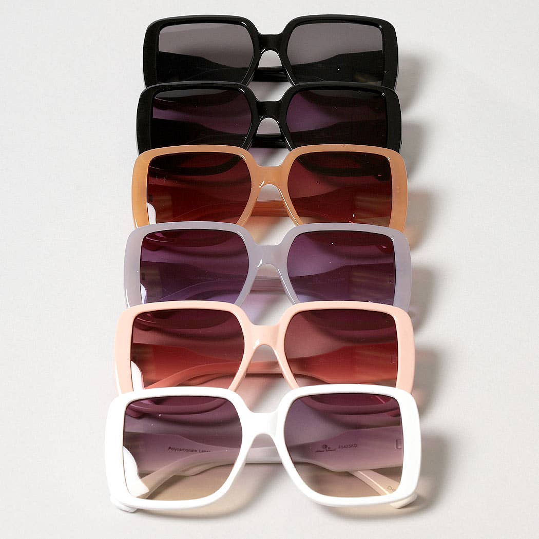 Women's Oversized Sunglasses - 12 Assorted Colors