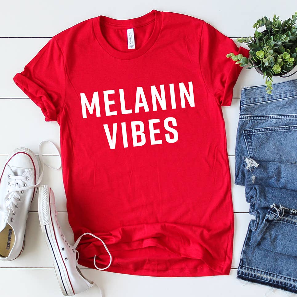 Melanin Vibes T-Shirt Black Girl Magic Tee Shirt