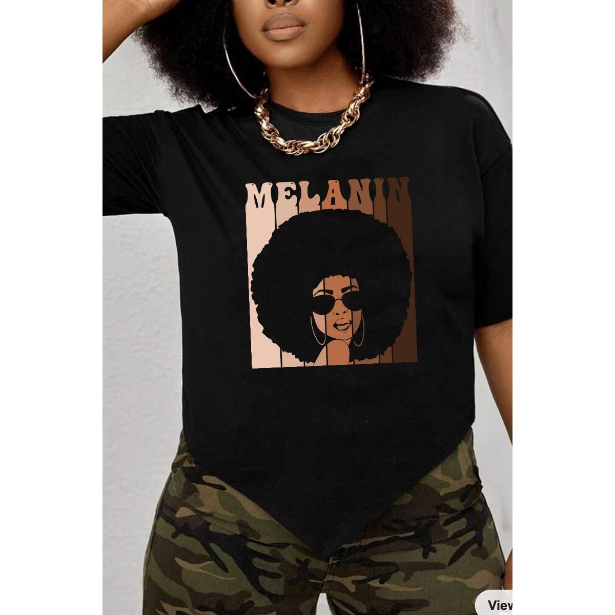 MELANIN GRAPHIC WOMEN TEE