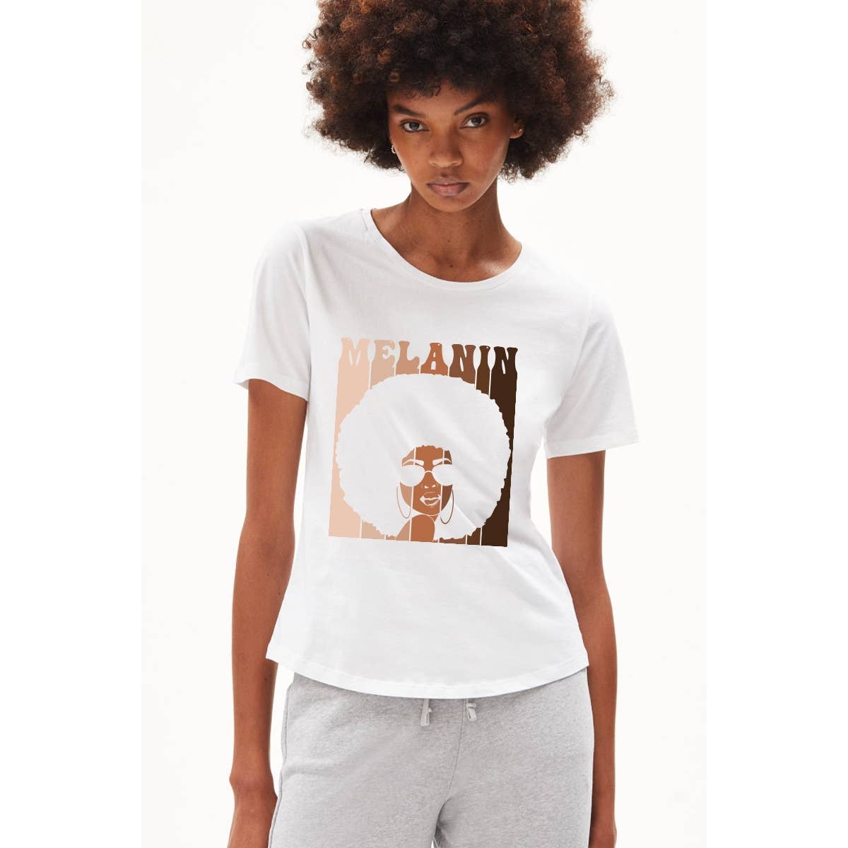 MELANIN GRAPHIC WOMEN TEE