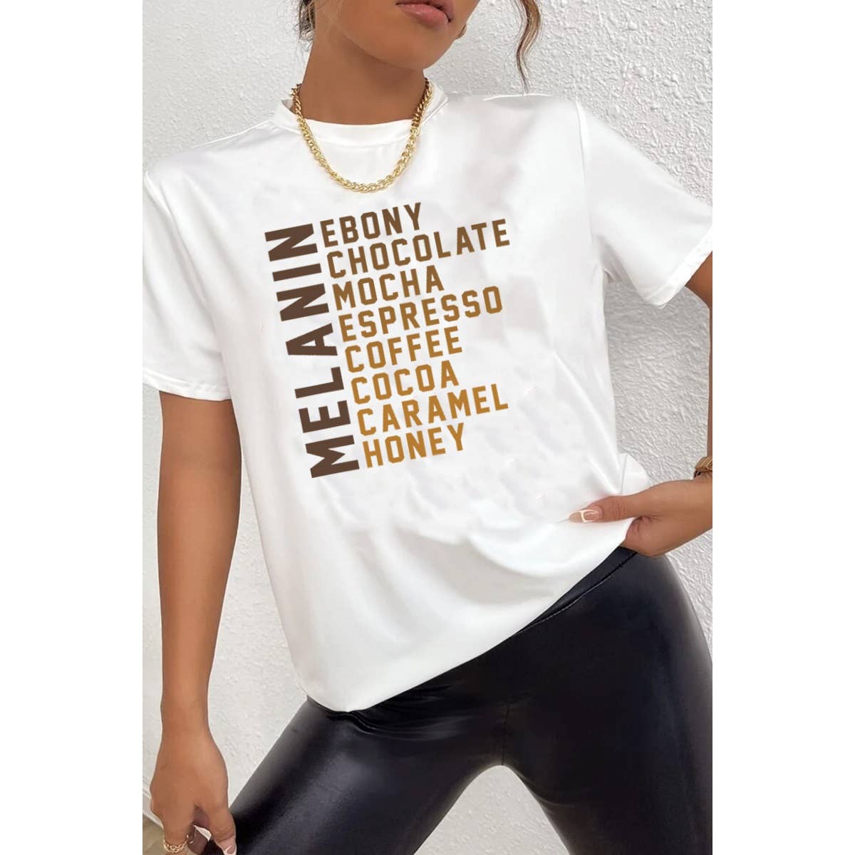 MELANIN GRAPHIC T Shirt Tee