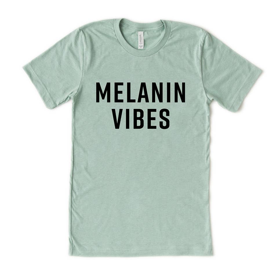 Melanin Vibes T-Shirt Black Girl Magic Tee Shirt
