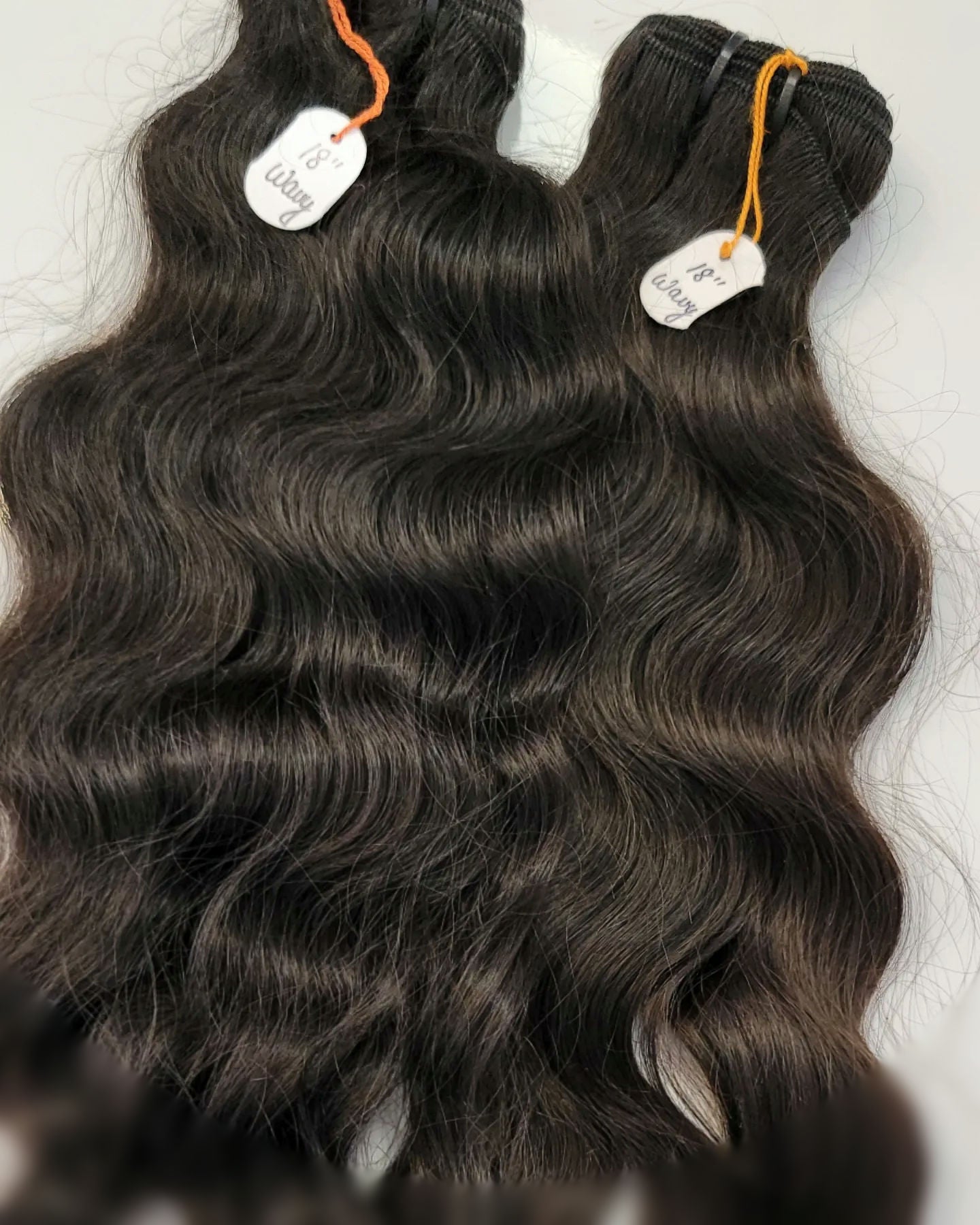 100% Raw Virgin Indian Wavy | Black | Natural Blk Bundles