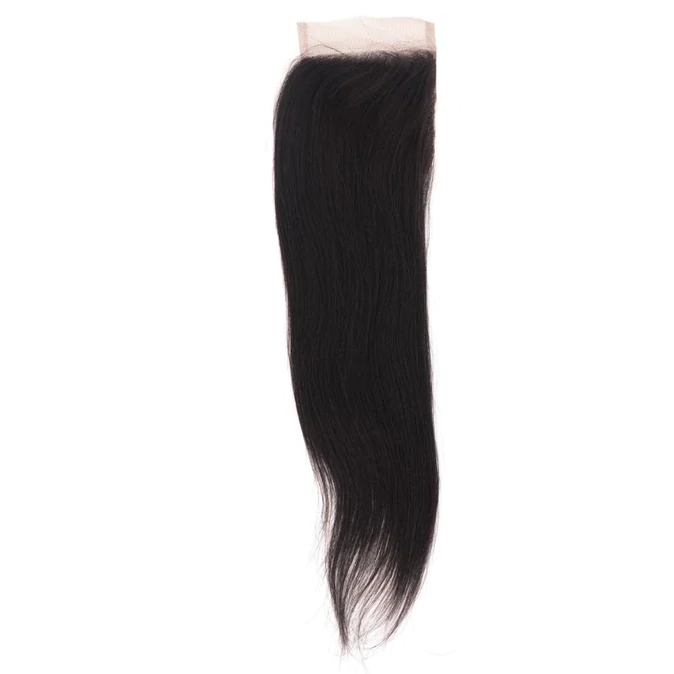 4x4 Yaki Straight Closure | Steam Curled