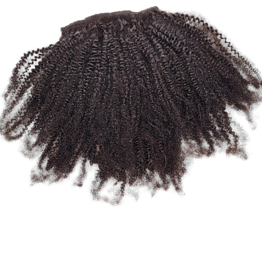 Extra Kinky Curly Clip Ins 100 % Human Hair Bundle | Steam Processed