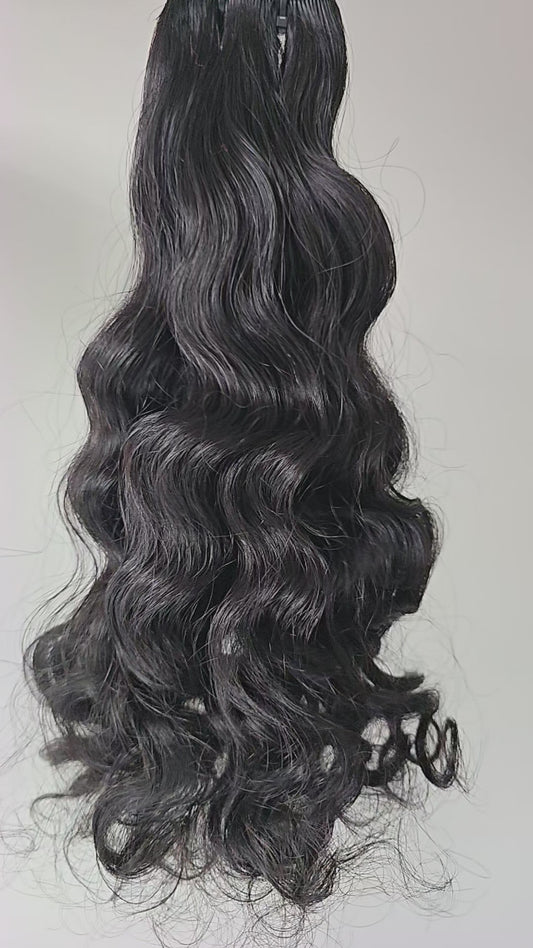 100% Raw Indian Curly | Black Bundles