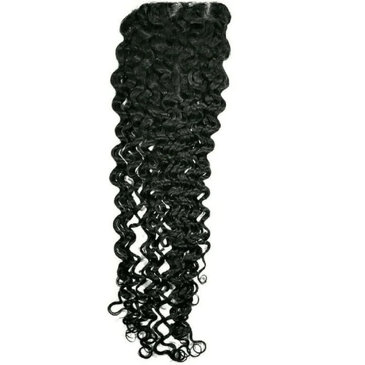4x4 Kinky Curly Closure | Steam Curled