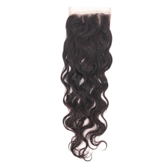 4x4 Deep Curly Closure | Steam Curled