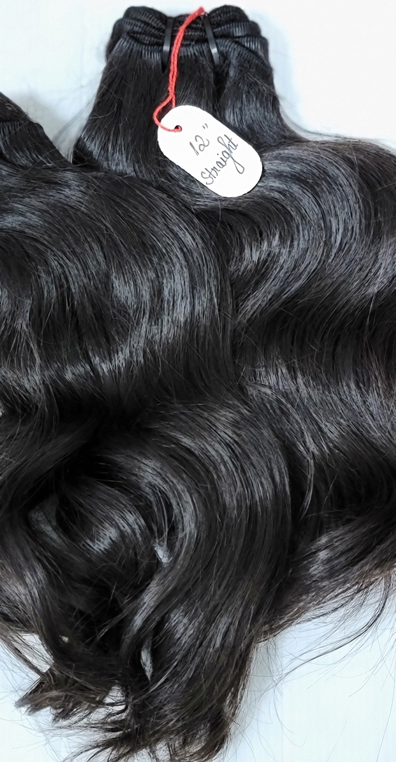 100% Raw Virgin Indian Straight | Black Bundles