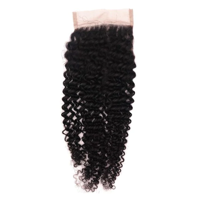 4x4 Jerry Curl Closure | Steam Curled